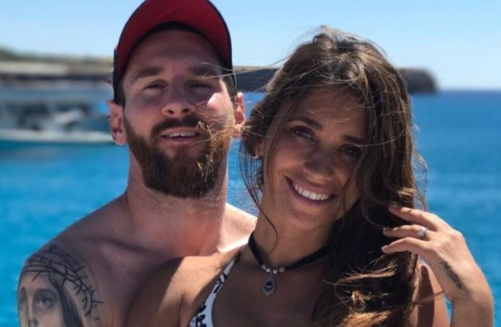 La remera de Anto Roccuzzo que dejó en segundo plano a Messi