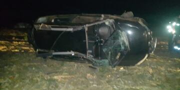 Terrible accidente en cercanías de Bouwer\u002E