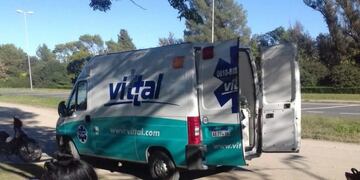 Accidente en Villa Parque Santa Ana