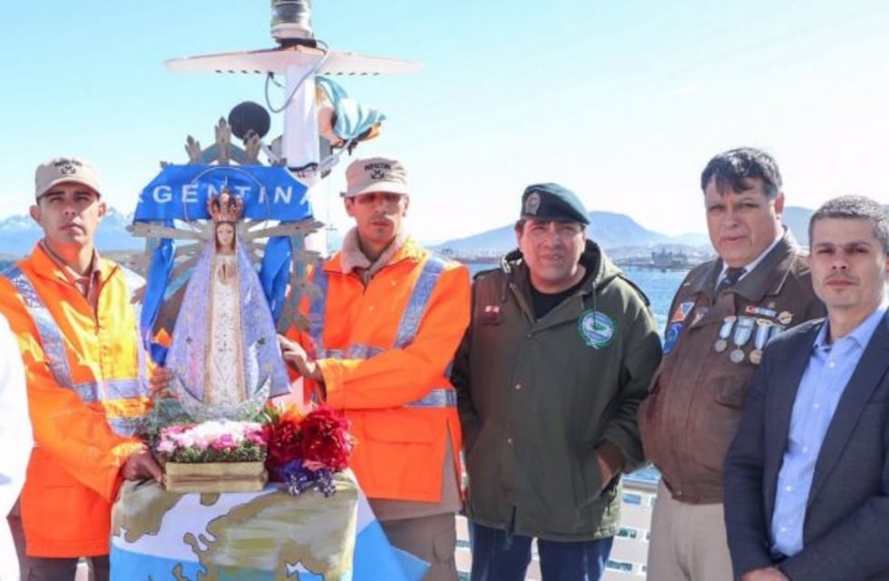 La Virgen de Luján que estuvo en Malvinas estará en Ushuaia hasta el 9 de enero