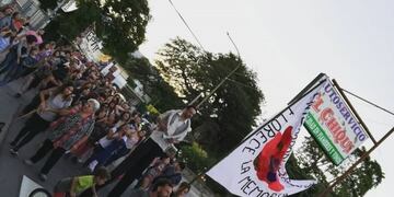 Marcha por el 24 de Marzo en Unquillo (Foto: Soledad Quadri)