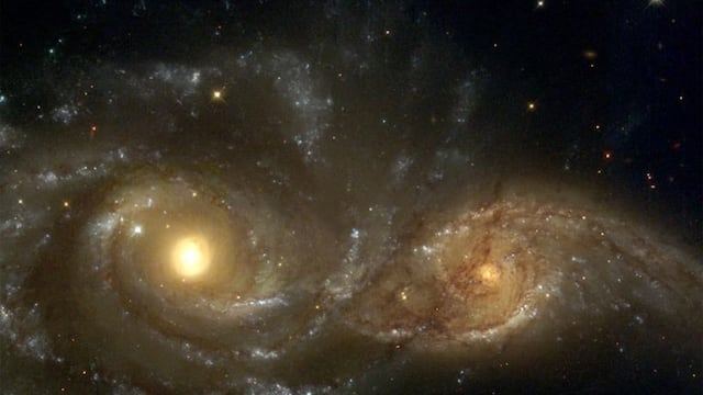 La mayoría está relacionado al espacio exterior, un foco de curiosidad para millones de personas. (Imagen captada por telescopio Hubble. Las de esta toma son dos galaxias espirales de la constelación del Can Mayor)