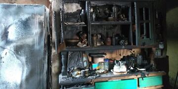 Incendio en calle Arzobispo Castellano