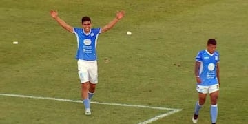 Tarde para el recuerdo y con hat-trick\u002E Bruno Sepúlveda, el goleador Celeste\u002E