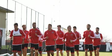 Newell's volviu00f3 a entrenar en Bella Vista luego del empate con Estudiantes.