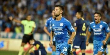 Federico Lértora, volante de Belgrano pretendido por Newell's\u002E (Archivo)