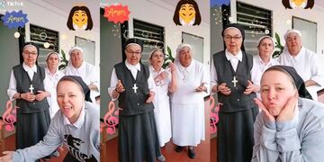 Los bailes de sacerdotes se transformaron en virales (Web)