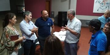 Gonzalo Diez y Lalo Creus en el Centro Cultural Necochea\u002E