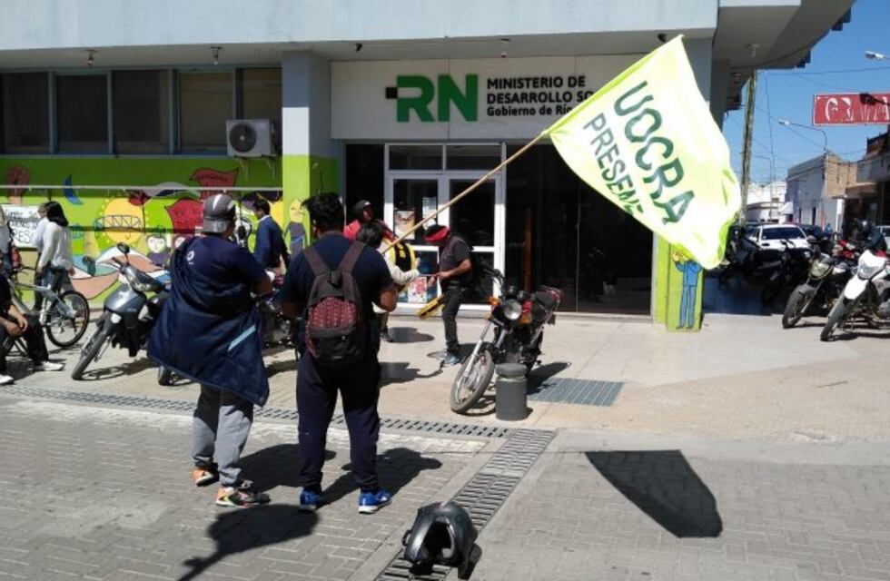 Viedma: UOCRA pide "ayuda económica" para obreros desocupados