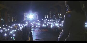 Jiménez en su show de los 50 años