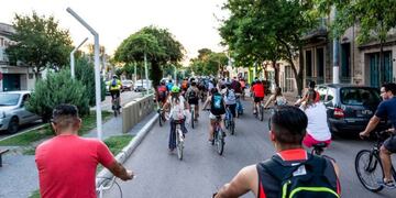 Gran pedaleada mundial (Municipalidad de Santa Rosa)