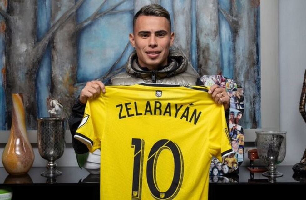 El Chino Zelarayán ya luce los colores del Columbus de la Liga de EE.UU.