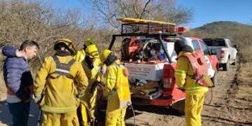 Los bomberos fueron detenidos en un inflexible control policial\u002E En el límite con lo absurdo\u002E