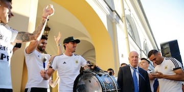 El arquero nunca se olvidó de sus inicios como defensor\u002E (AFA)