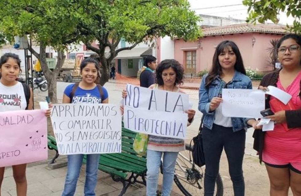 Rosario de Lerma: vecinos y proteccionista se manifestaron en contra al uso de pirotecnia