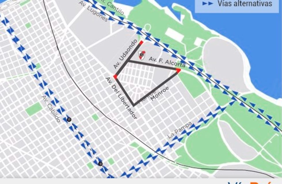 El cronograma de cortes en las inmediaciones de River por el partido de la Selección