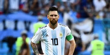 Messi volvería a vestir la celeste y blanca en una Copa que organizará Adidas (Foto: Jewel Samad/AFP)