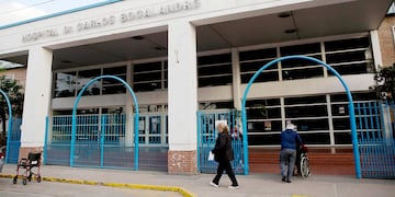Hospital Bocalandro, donde fue abandonada la víctima.