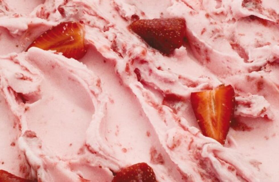 Frutilla a la crema y dulce de leche granizado, los preferidos de los cordobeses