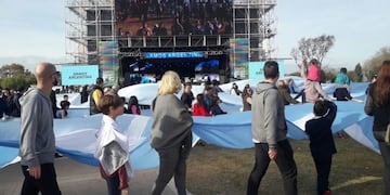 La obra en marcha del Museo del Deporte Santafesino sumó un nuevo atractivo para el Mundial de Rusia\u002E (@claudiaebalague)