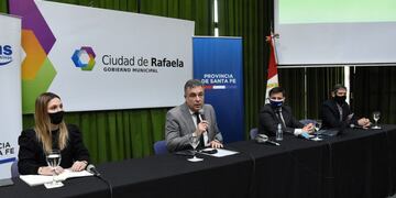 Anuncio de la obra de cloacas