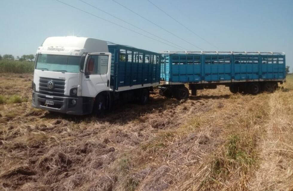 Choque de dos camiones en cercanías a Freyre