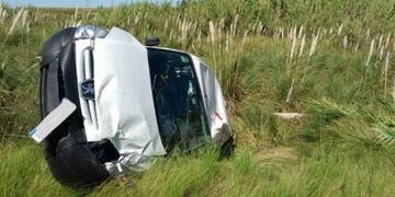 Trágico accidente: una bahiense murió tras volcar en una ruta de Córdoba