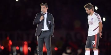 Marcelo Gallardo cantó como un hincha más en los festejo de River por el 9/12 (Foto: Mario Quinteros)