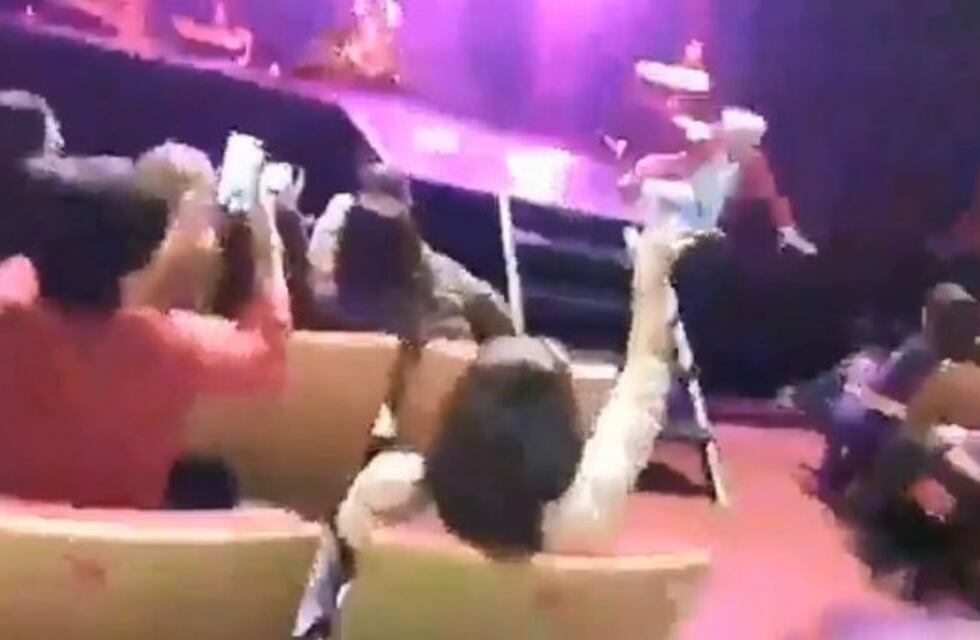 El momento de la durísima caída que sufrió Sergio Denis