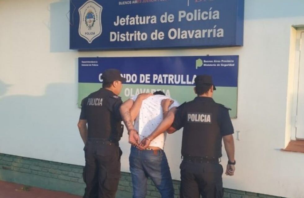 Olavarría: detuvieron a un hombre con tres pedidos de captura