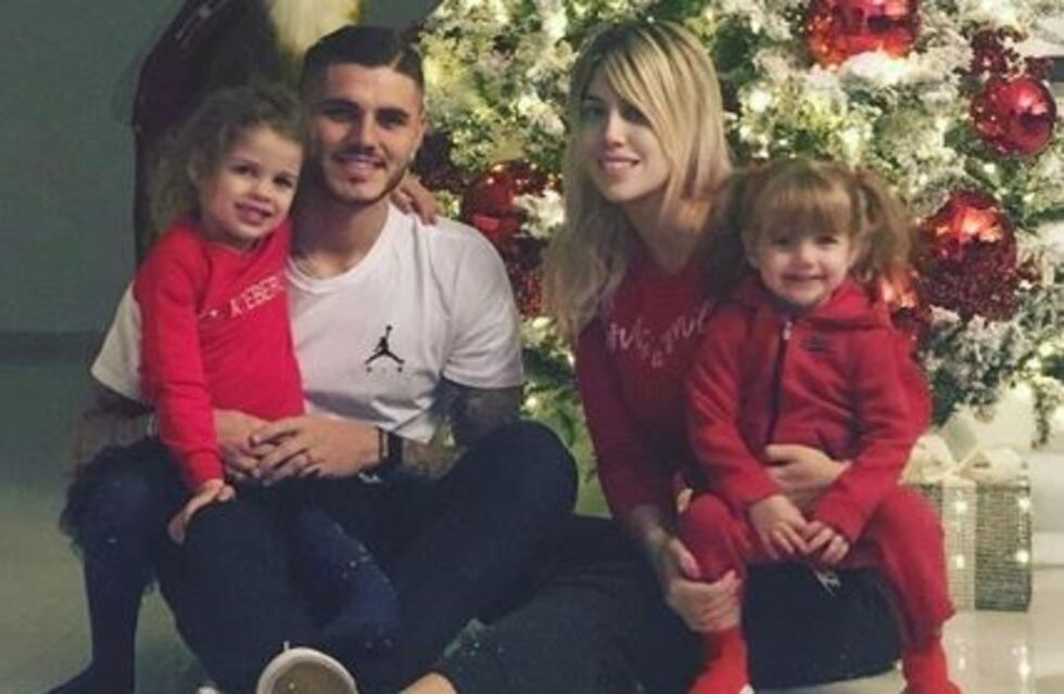 Wanda Nara mostró la emoción de sus hijas por la Navidad