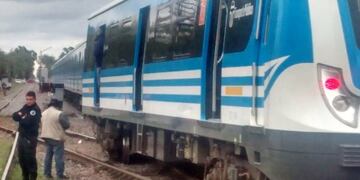 Se descarrilló el tren Colonia Avellaneda