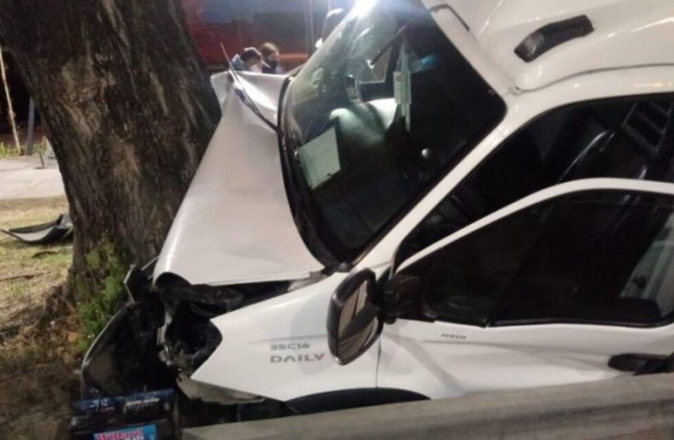 Un hombre murió al chocar su camión contra un árbol