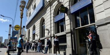 Sucursal Banco Nacion\u002E (foto: Andres D'Elia)