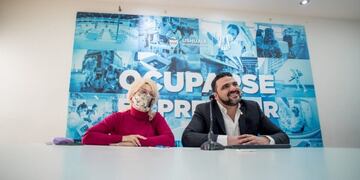 Walter Vuoto y María José Calderón