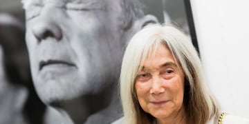 -FOTODELDIA- GRAF3486\u002E MÁLAGA, 10/05/2018\u002E-La viuda de Jorge Luis Borges, Maria Kodama, durante la inauguración hoy de la exposición \