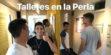 Cristian Ojeda fue uno de los más chicos en una recorrida con Memoria\u002E