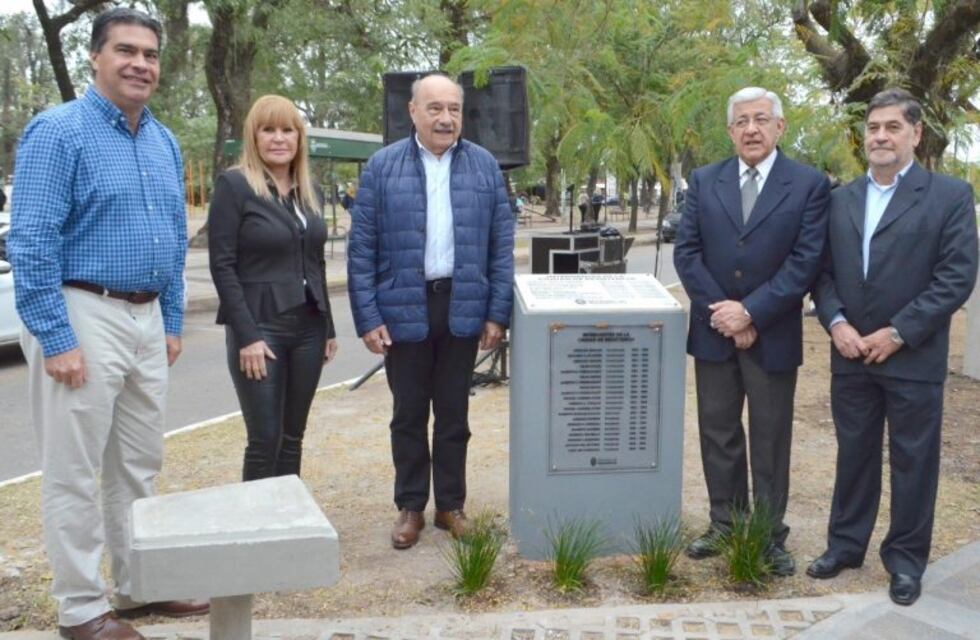 Los intendentes de Resistencia recordados en un espacio público