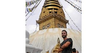 Juan recorrió el Asia en bici