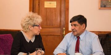 Vicegobernador con DG María José Calderón