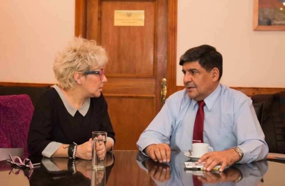 María José Calderón se reunió con el Vicegobernador Arcando