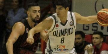 Machuca tuvo una buena actuación, pero no alcanzó para guiar a Olímpico a la victoria\u002E