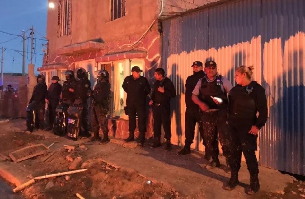 Se desplegó un fuerte operativo policial en Fracción 14