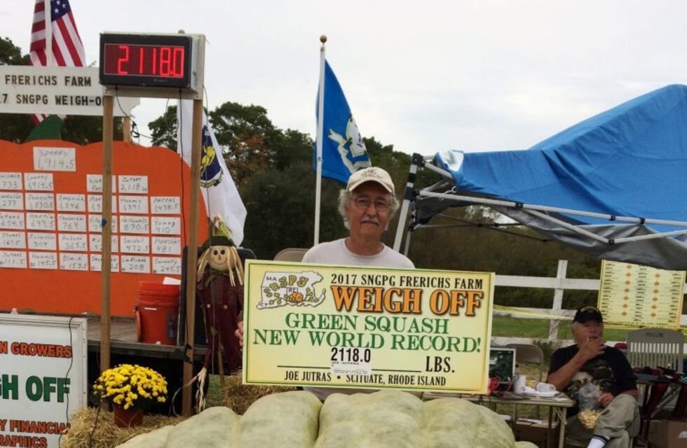 Viral: cosecharon un zapallo de casi una tonelada en EE UU