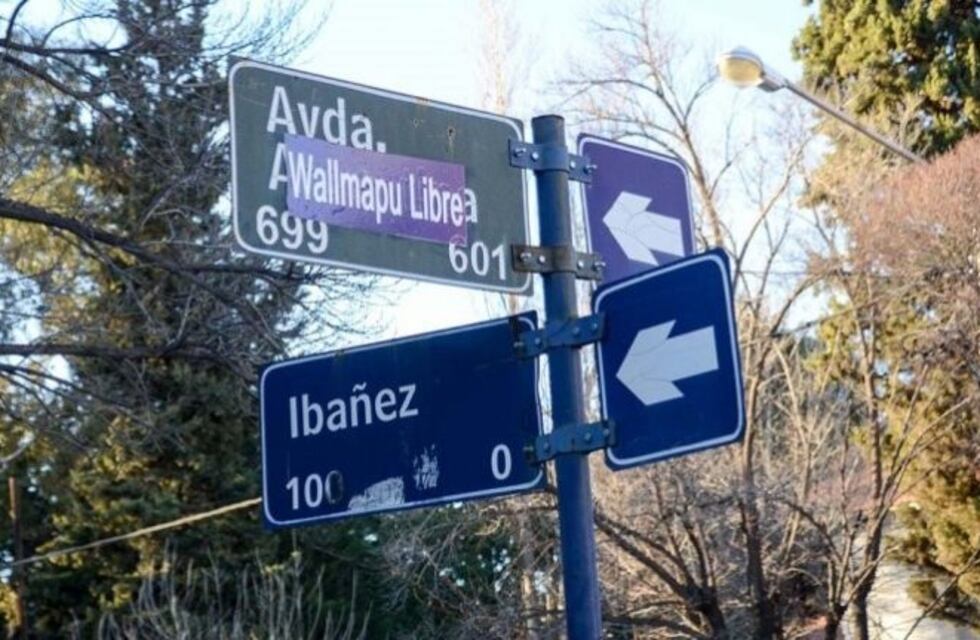 Pechi Quiroga se opuso a los carteles que colocó el pueblo mapuche en Neuquén