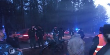 El motociclista tiene 27 años y terminó detenido\u002E