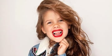 Wanda Nara compartió fotos de su hija Francesca como modelo