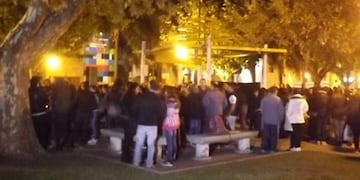 Familiares de Esteban Gu00f3mez, detenido en la causa Punta Stage, marcharon por su liberaciu00f3n