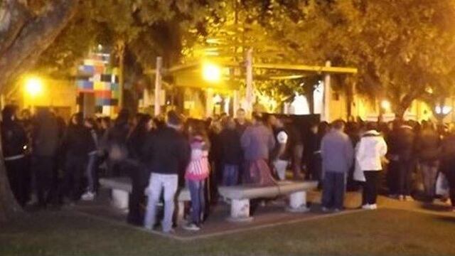 Familiares de Esteban Gu00f3mez, detenido en la causa Punta Stage, marcharon por su liberaciu00f3n