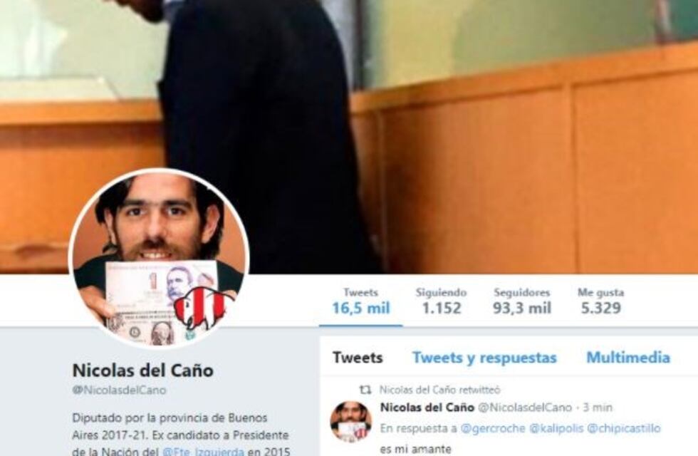 Hackearon la cuenta de Twitter de Nicolás del Caño